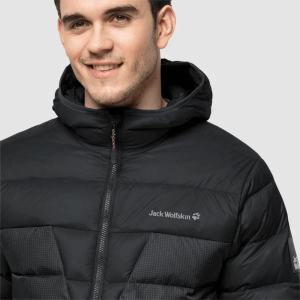 Coupon 🎉 Randonnee Pedestre Homme Jack Wolfskin Doudoune Jack Wolfskin Dna Tundra NOIR 😀 4