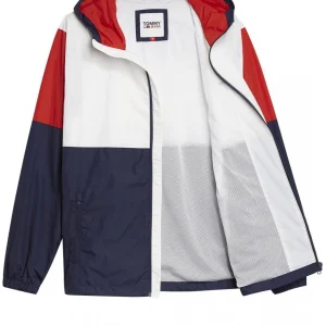 Remise 🛒 Loisirs Homme Tommy Hilfiger Coupe Vent En Nylon Recyclé – Tommy 👖 Jeans – Homme BLANC 🤩 10