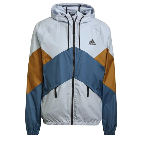 Coupon 🎉 Mode- Lifestyle Homme Adidas Veste Coupe-vent Adidas Back To Sport BLEU 😍 7