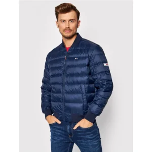 Vente flash 🤩 Loisirs Homme Tommy Hilfiger Blouson Bomber En Matière Recyclée – Tommy 👖 Jeans – Homme BLEU 🤩 9