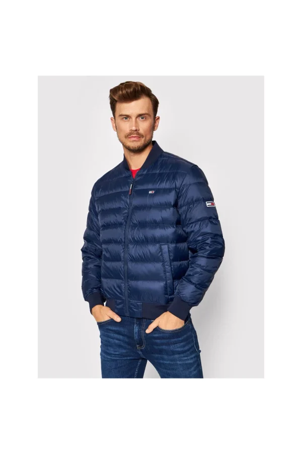 Vente flash 🤩 Loisirs Homme Tommy Hilfiger Blouson Bomber En Matière Recyclée – Tommy 👖 Jeans – Homme BLEU 🤩 3