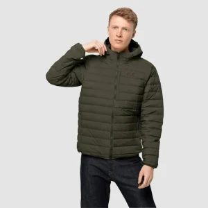 Grosses soldes 👏 Randonnee Pedestre Homme Jack Wolfskin Doudoune Jack Wolfskin Glowing Moutain VERT 🎉 14