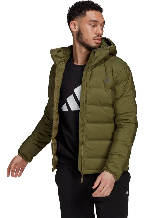 De gros ❤️ All Mountain Homme Adidas Helionic Ho Jkt VERT ⌛ 3