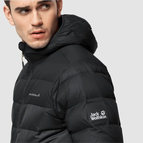 Coupon 🎉 Randonnee Pedestre Homme Jack Wolfskin Doudoune Jack Wolfskin Dna Tundra NOIR 😀 3