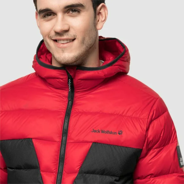 Coupon 👏 Randonnee Pedestre Homme Jack Wolfskin Doudoune Jack Wolfskin Dna Tundra 3xl ROUGE ✔️ 5