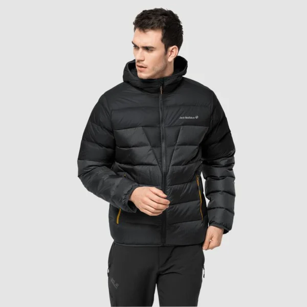 Coupon 🎉 Randonnee Pedestre Homme Jack Wolfskin Doudoune Jack Wolfskin Dna Tundra NOIR 😀 1