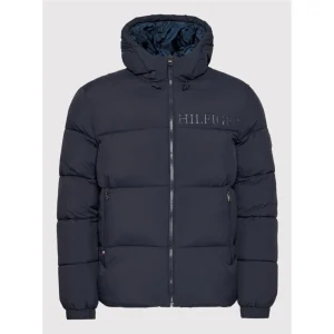 Budget ⌛ Loisirs Homme Tommy Hilfiger Doudoune À Logo Thermofixé – Tommy Hilfiger – Homme BLEU 😉 13