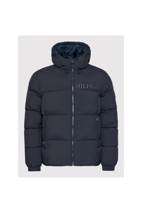 Budget ⌛ Loisirs Homme Tommy Hilfiger Doudoune À Logo Thermofixé – Tommy Hilfiger – Homme BLEU 😉 5