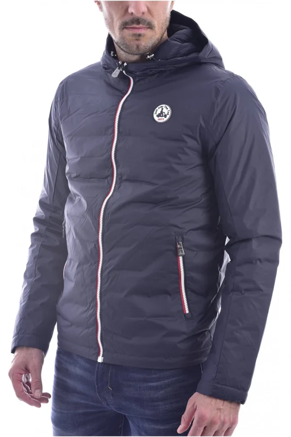 Coupon 🎁 Loisirs Homme Jott Jott Doudoune Biface Réversible – Just Over The Top – Homme BLEU 😉 7