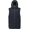 Grosses soldes 🧨 Mode- Lifestyle Homme Proact Doudoune Sans Manches À Capuche Proact NOIR ⌛ 22