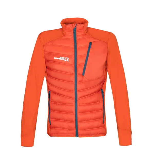 De gros 🎉 Randonnee Pedestre Homme Rock Veste Hybride Rock Experience Parker ORANGE 😉 3