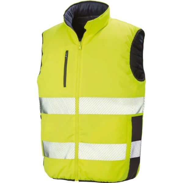 Meilleure vente 👍 Randonnee Pedestre Adulte Result Bodywarmer Haute Visibilité Result Reversible JAUNE 💯 4