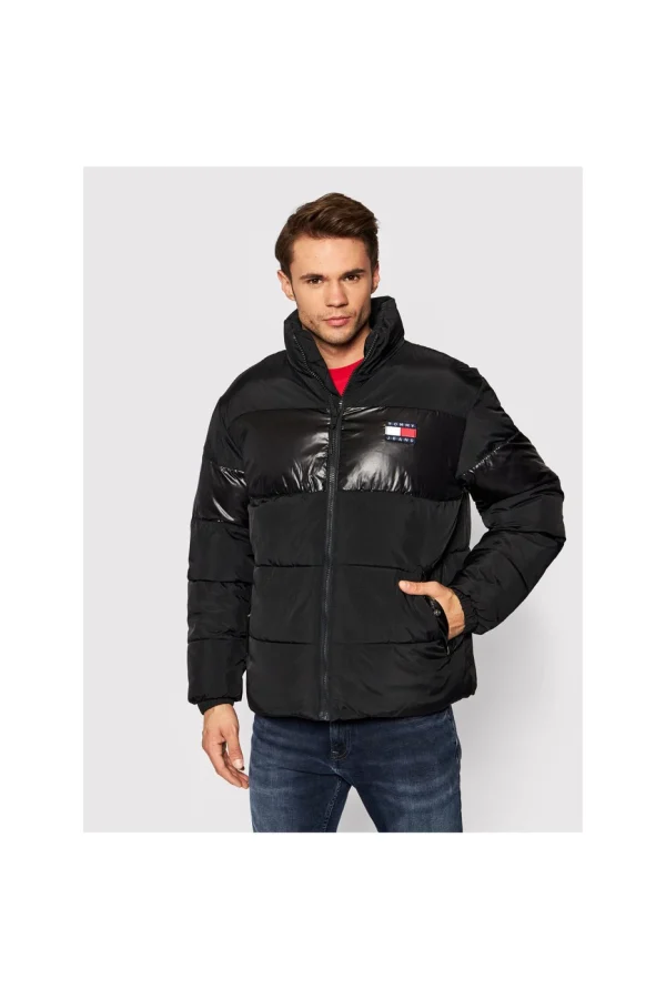 Offres 💯 Loisirs Homme Tommy Hilfiger Doudoune En Matière Recyclée – Tommy 👖 Jeans – Homme NOIR 🌟 4