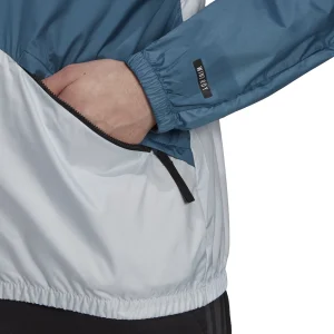 Coupon 🎉 Mode- Lifestyle Homme Adidas Veste Coupe-vent Adidas Back To Sport BLEU 😍 12