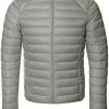 Nouveau ⭐ Loisirs Homme Just Over The Top Jott Doudoune Light Ajustée Mat – Just Over The Top GRIS 🎉 22